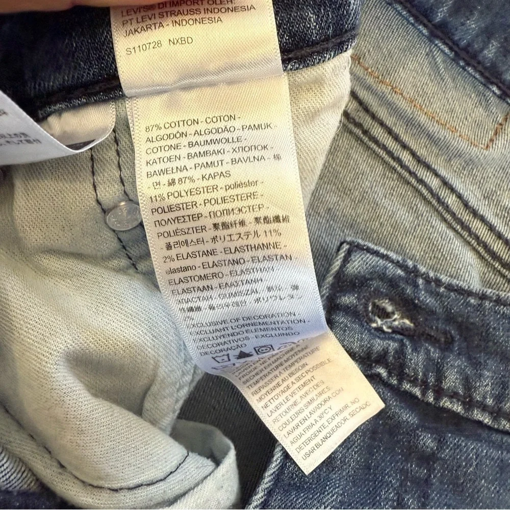 LEVIS 514 Men’s Blue Straight Jeans Size 30x32